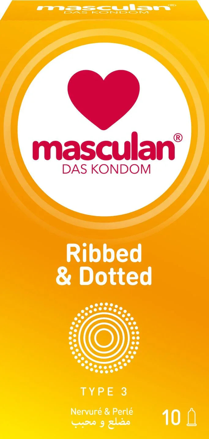 MASCULAN Ribbed & Dotted 10er – Erotikshop Schweiz | Liebelei.ch