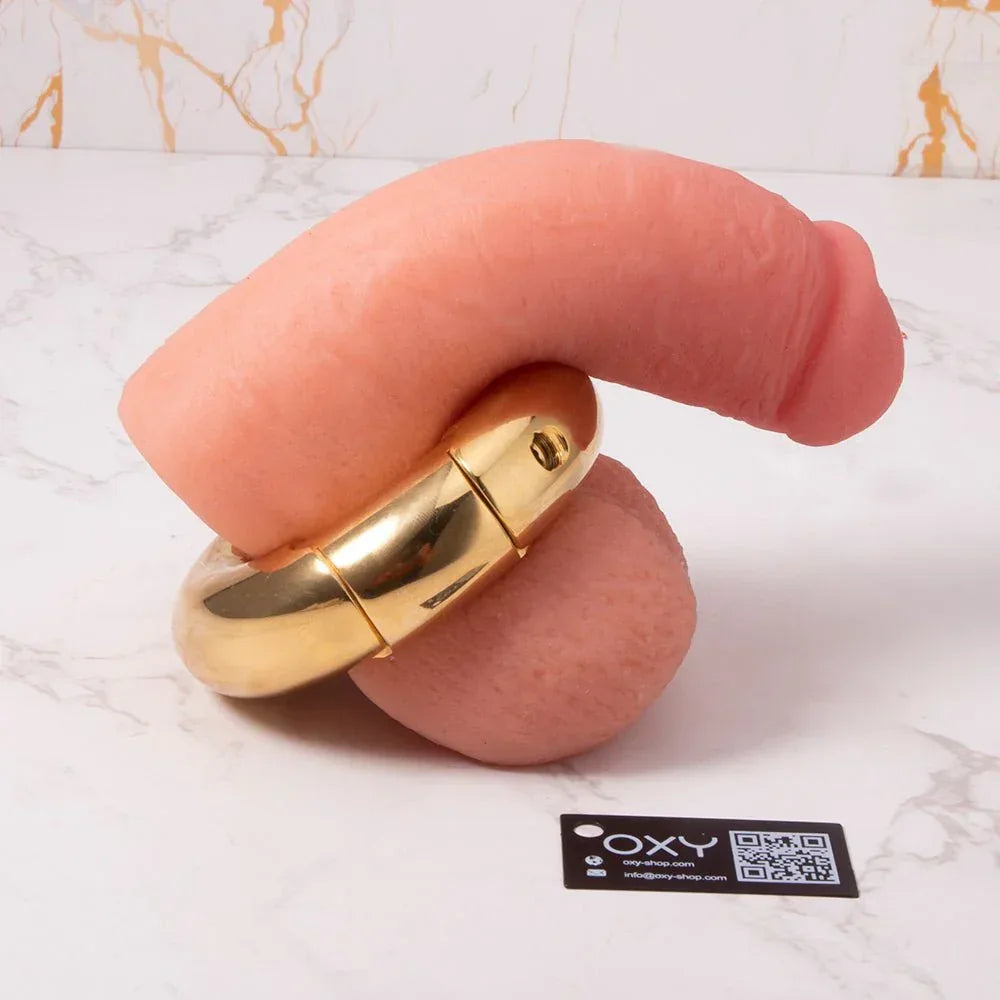 Round Ball Stretcher (24K vergoldet) – Easy Lock – Erotikshop Schweiz | Liebelei.ch