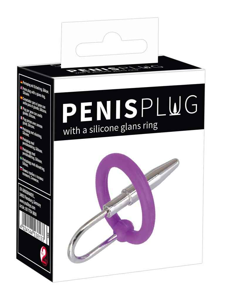 Penisplug with a silicone glans ring – Erotikshop Schweiz | Liebelei.ch