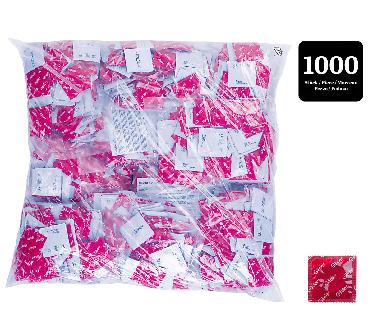Kondome rot m. Erdbeeraroma 1000er – Erotikshop Schweiz | Liebelei.ch