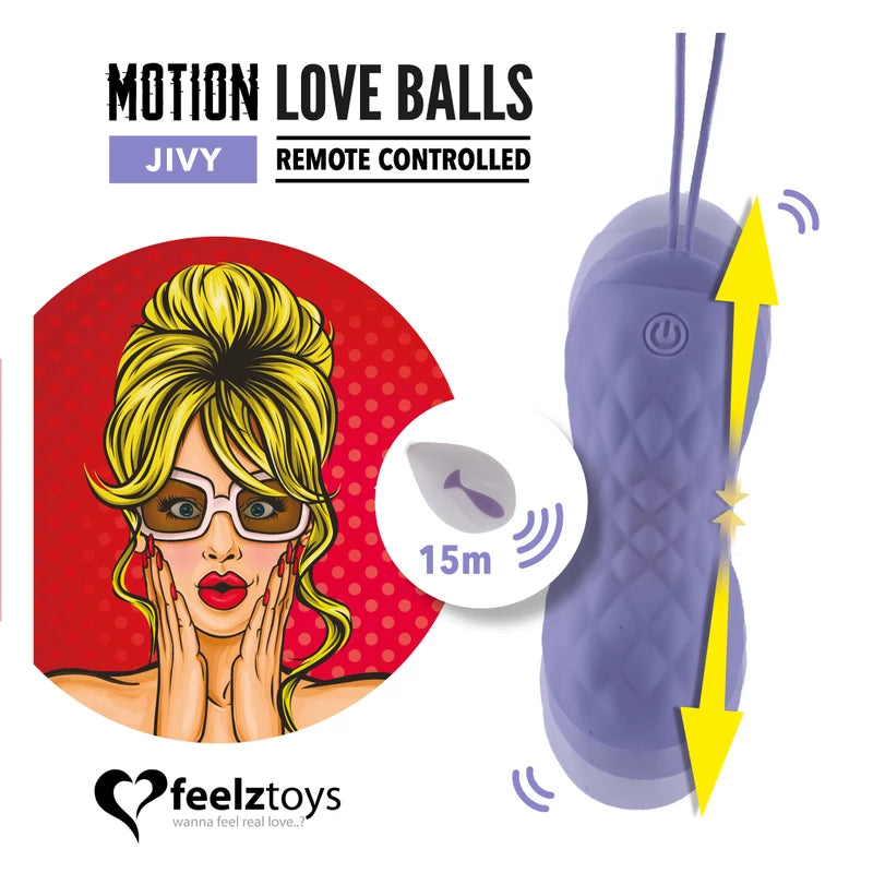 Jivy Motion Love Balls – Remote Controlled – Erotikshop Schweiz | Liebelei.ch