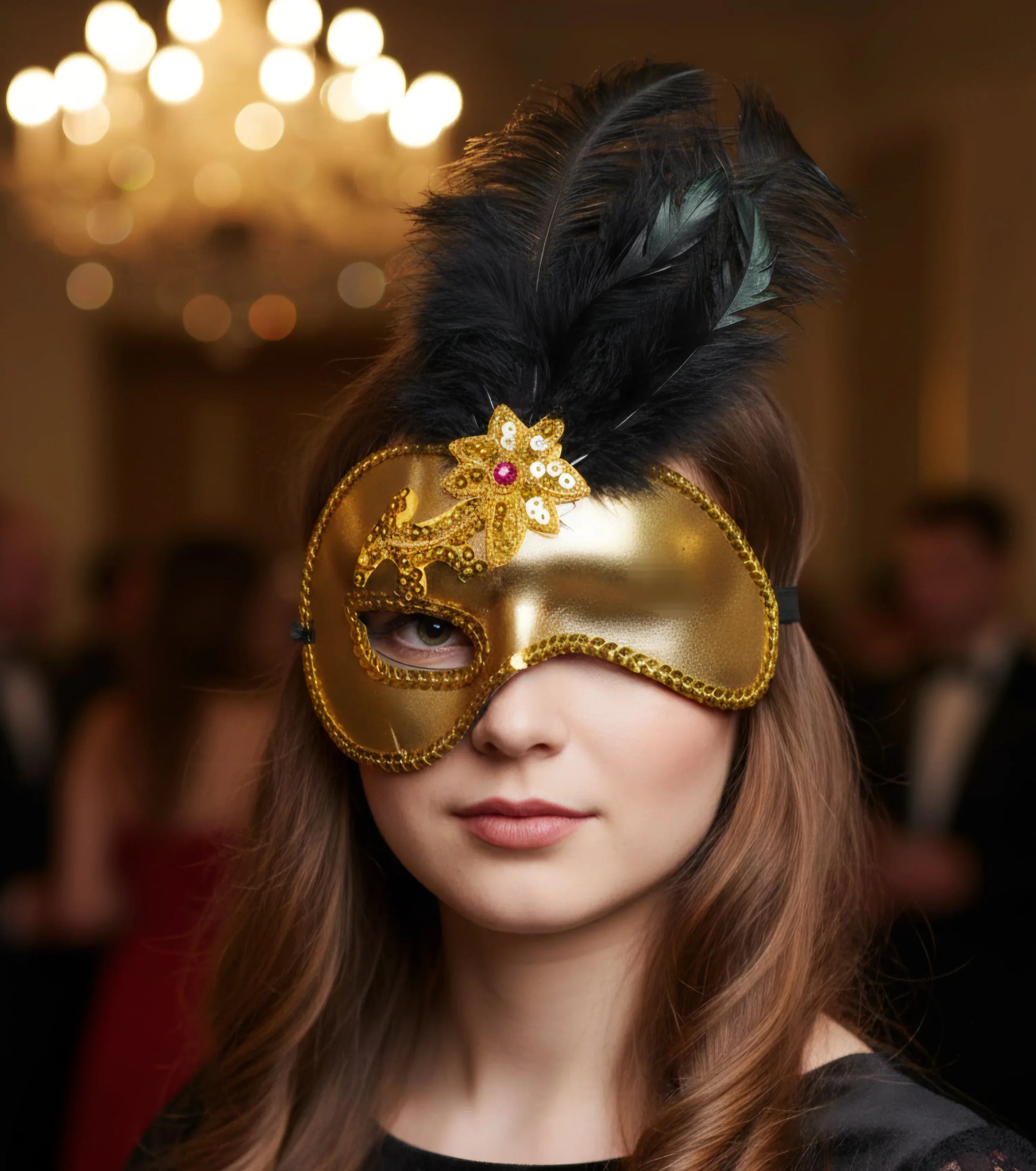 Federmaske (Phantom) gold – Erotikshop Schweiz | Liebelei.ch