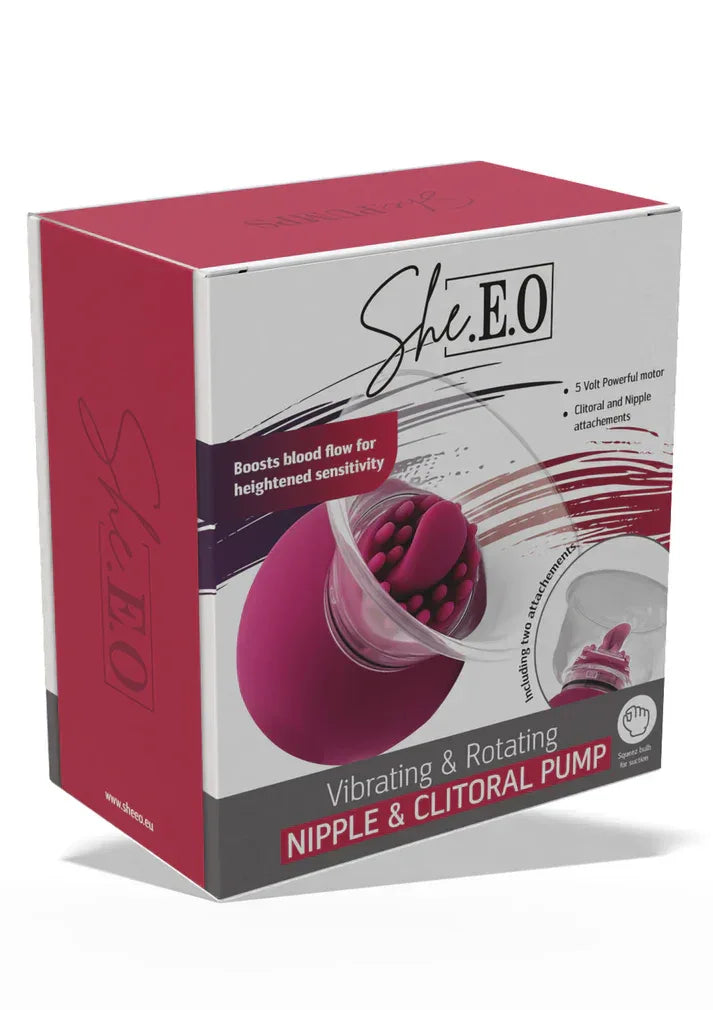 Vibrating & Rotating Nipple & Clitoral Pump – Erotikshop Schweiz | Liebelei.ch