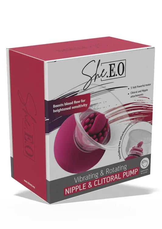 Vibrating & Rotating Nipple & Clitoral Pump – Erotikshop Schweiz | Liebelei.ch