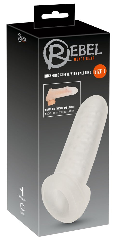 Thickening Sleeve with Ball Ring L 18cm