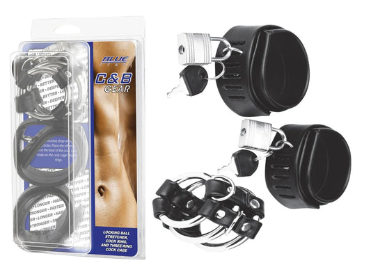 C&B GEAR Locking Ball Stretcher & Cock Cage – Erotikshop Schweiz | Liebelei.ch