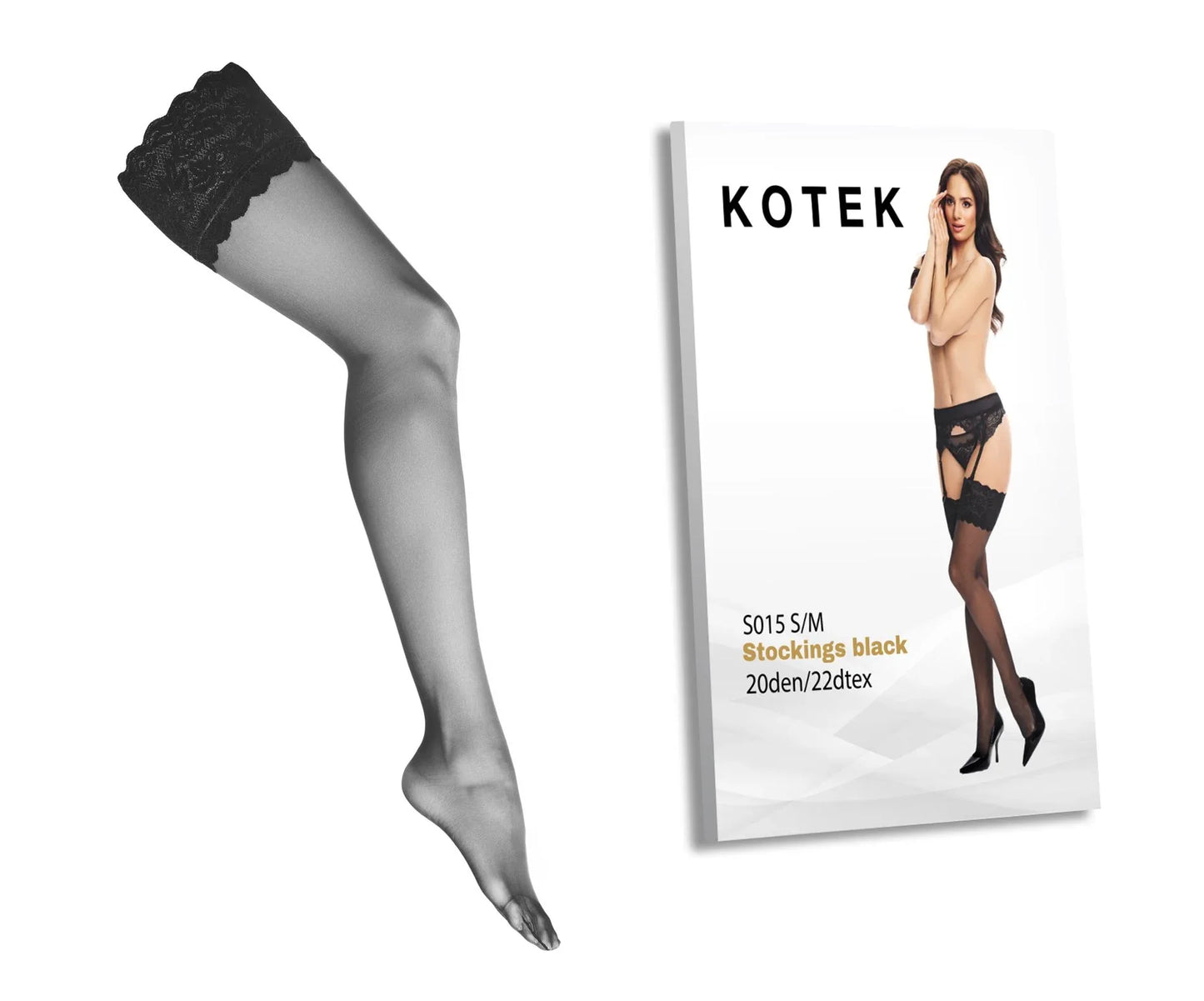Straps-Strümpfe S015 schwarz – Erotikshop Schweiz | Liebelei.ch