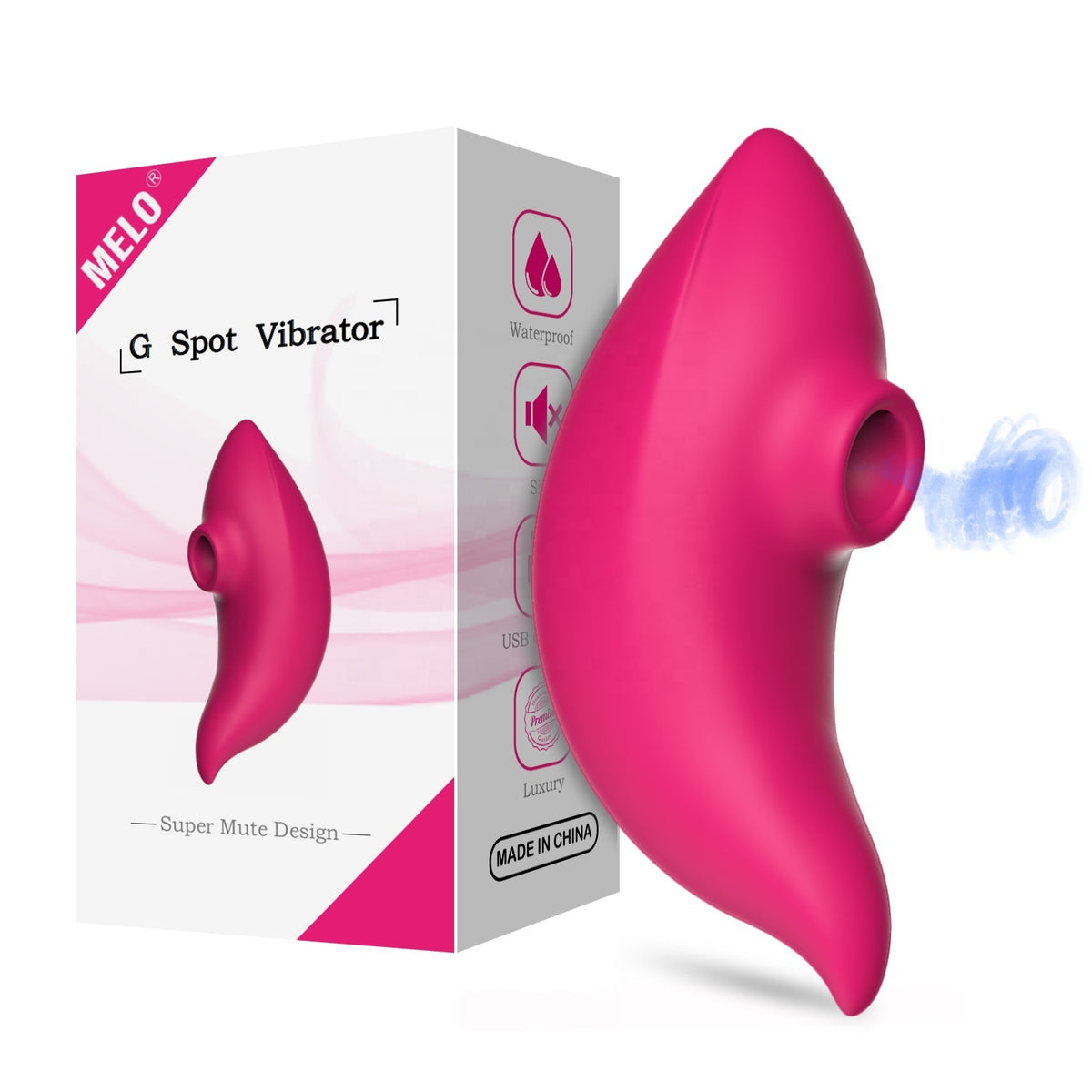 Jenny Klitoris-Saugvibrator Pink