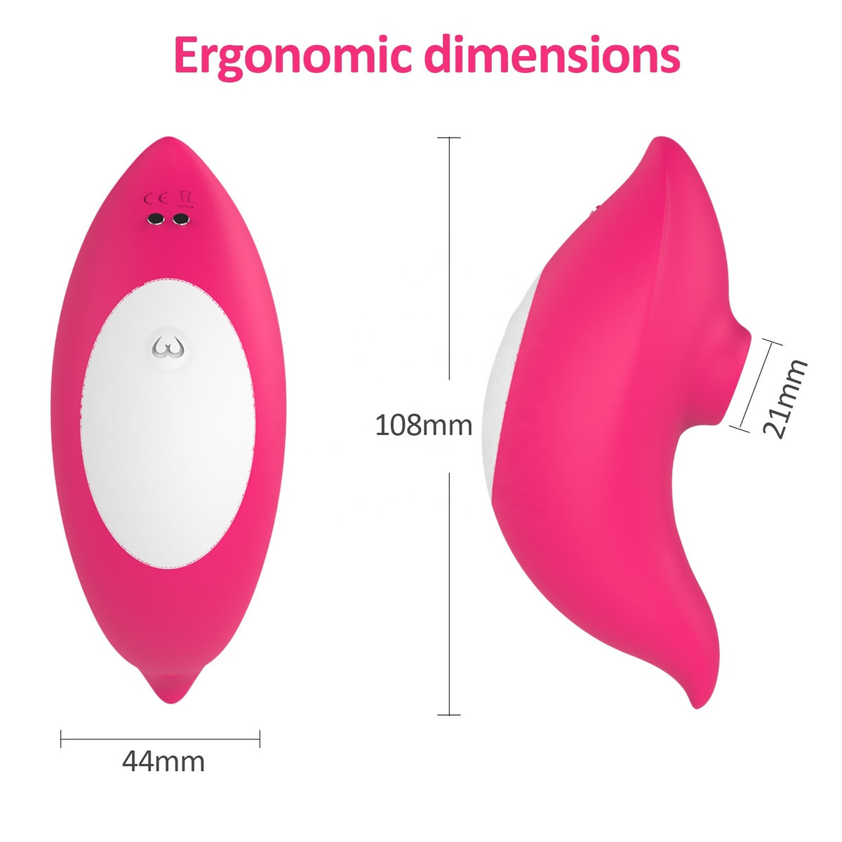 Jenny Klitoris-Saugvibrator Pink