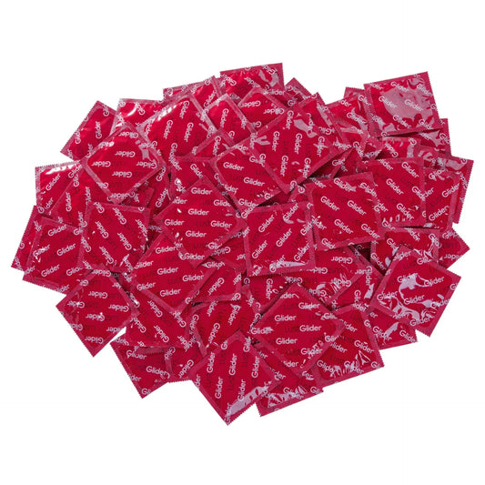 Kondome rot - Erdbeeraroma 100er