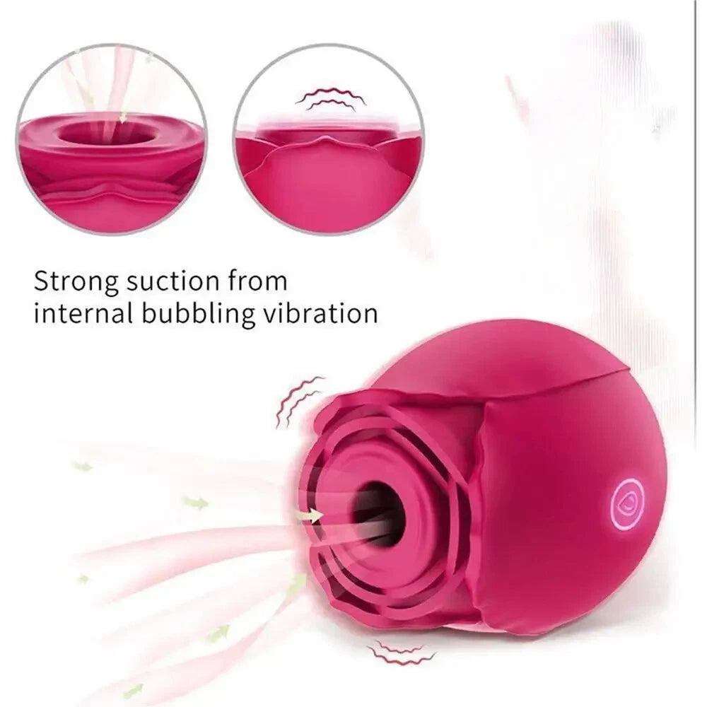 Meet Happy - Rose Suction Vibrator – Erotikshop Schweiz | Liebelei.ch